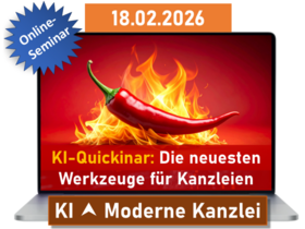 KI-Quickinar: Die neuesten Werkzeuge für Juristen