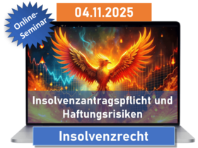 Insolvenzantragspflicht und Haftungsrisiken – kritische Praxisfragen- Onlineseminar