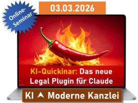 KI-Quickinar: Das neue Legal Plugin für Claude