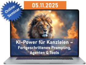KI-Power für Kanzleien – Fortgeschrittenes Prompting, Agenten & Tools