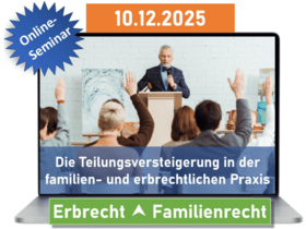 Online-Seminar: Teilungsversteigerung