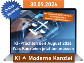 KI-Pflichten ab August 2026 – was Kanzleien jetzt tun müssen