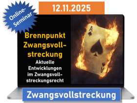 Brennpunkt Zwangsvollstreckung - aktuelle Entwicklungen im Zwangsvollstreckungsrecht 2025