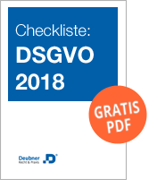 Jetzt kostenlos herunterladen: Checkliste DSGVO 2018
