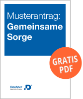 Musterantrag Gemeinsame Sorge