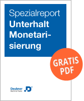 Spezialreport: Monetarisierung des Betreuungsunterhalts